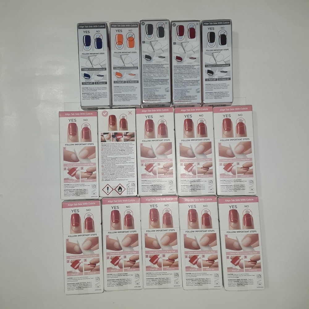 15 Packs, Press on nails with designs - Picture 4 of 4